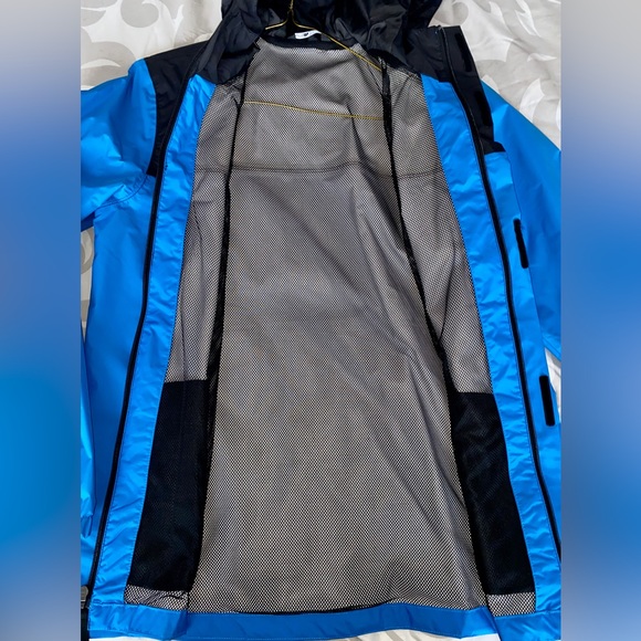 Boys The North Face Antora Rain Jacket Shell size XL 18/20 Blue - Picture 2 of 5